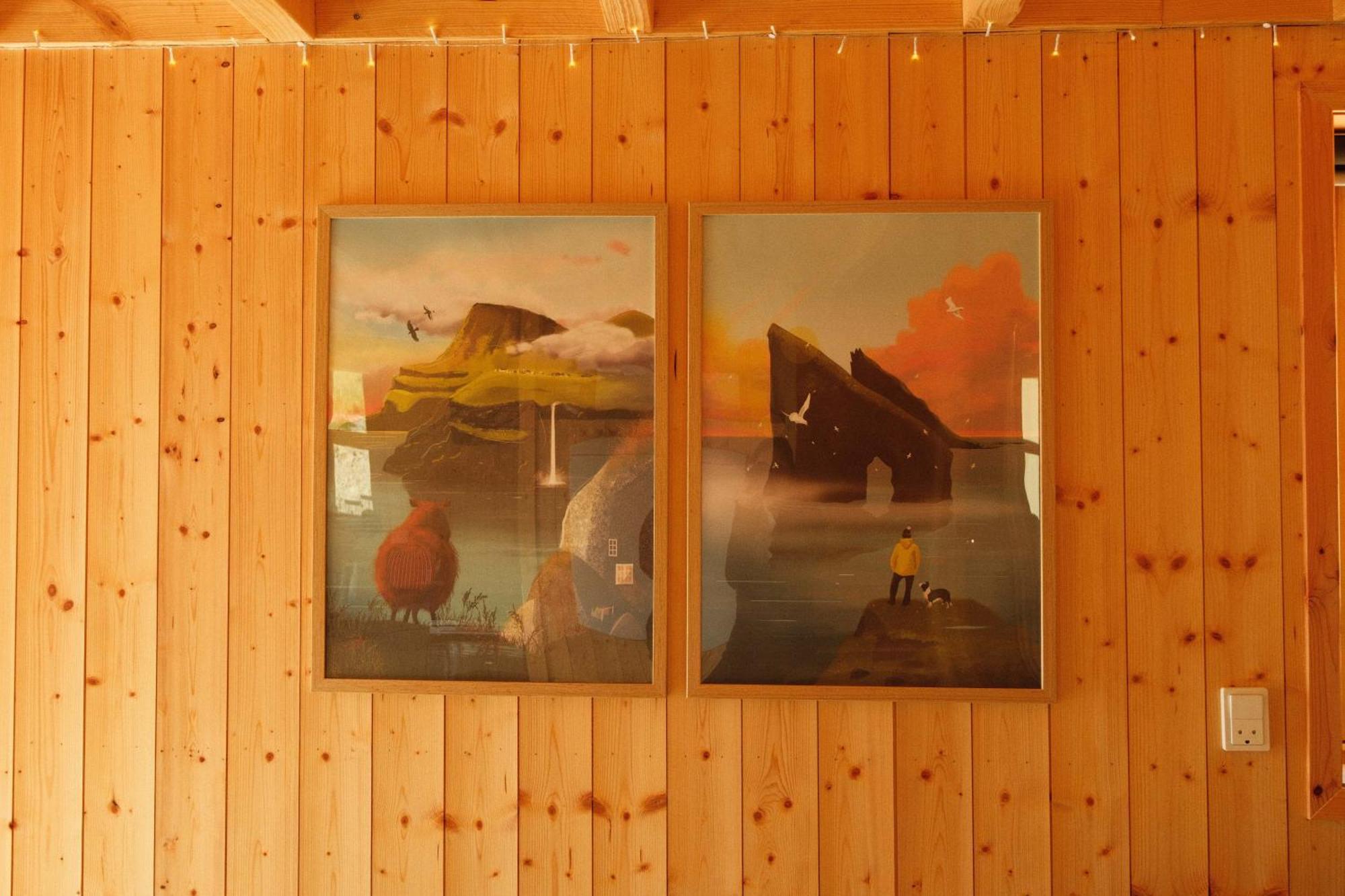 Mulafossur Cottages By Famous Waterfall In Gasadalur Exterior photo